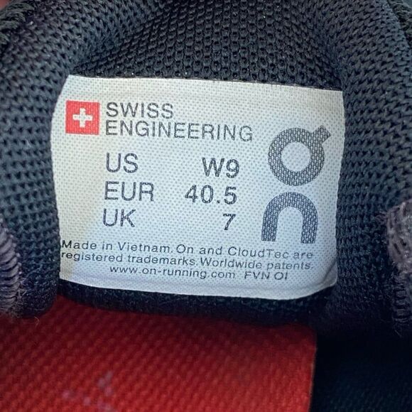 On Running Cloudswift  Black Rock Sneakers Women’s Size 9 - Picture 10 of 12